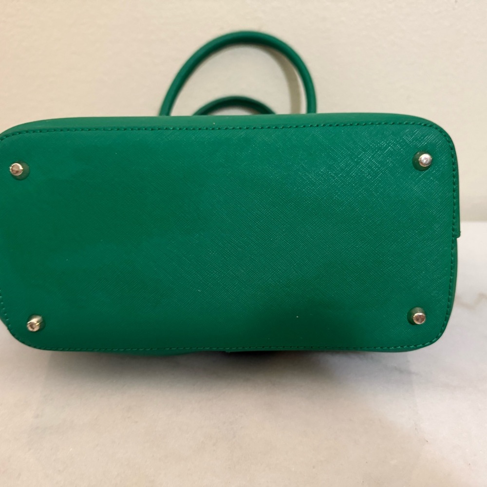 Donna Karan  Green Tote with Gold Accents - Picture 7 of 7